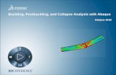Buckling, Postbuckling, and Collapse Analysis with Abaqus · PDF fileQuasi -Static Simulations Using Explicit Dynamics Example: Dynamic Tube Collapse Concluding Remarks Workshop 5: