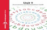Unit 9 · PDF fileUnit 9 Assessment and Remediation Guide Skills Strand Kindergarten Core Knowledge Language Arts®