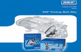 SKF Timing Belt Kits 457702 2010 SKF Timing Belt Kits. The crankshaft drives the camshaft(s) and actuates the valves via a belt or a chain. Due to its advantages compared with those