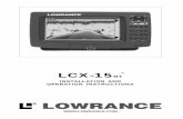 LCX-15 - Colby College Compass/LCX-15MT GPS.pdf · LCX-15 MT TM ... Sonar Simulator.....24 System Setup ... went into the design of this product. We hope that you enjoy using it as