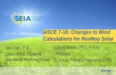 ASCE 7-16: Changes to Wind Calculations for Rooftop Solar and Banks ASCE 7-16... · ASCE 7-10 with ICC-ES AC 428 Criteria Physical constraints of AC 428 wind method: • Required