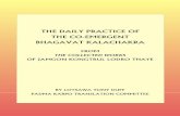 THE DAILY PRACTICE OF THE CO-EMERGENT BHAGAVAT · PDF filethe daily practice of the co-emergent bhagavat kalachakra from the collected works of jamgon kongtrul lodro thaye by lotsawa