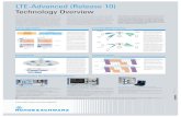 LTE-Advanced (Release 10) Technology Overview · PDF fileSingle-user and multi-user MIMO in downlink and uplink MIMO schemes, including single- user (SU) MIMO to increase peak data