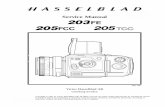 Service Manual SVART 960130 - Galerie- · PDF file13/93 Hasselblad 205TCC ... reassembled after a repair. Note! Point 1 - 7 without camera shell. 1. ... given order according to the