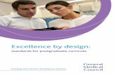 Excellence by design - General Medical Council · PDF fileCriteria for satisfactory completion ... We need this information for our quality ... Excellence by design: