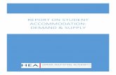 REPORT ON STUDENT ACCOMMODATION: … | 3 2. Demand for On-Campus Accommodation It is apparent, from the strong levels of demand that students generally would prefer to reside in on-campus