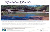 Noble F lls - City of Swan · PDF fileBefore or after your walk you can enjoy a stop at the Noble Falls picnic area to enjoy the natural scenery or have a picnic or barbecue