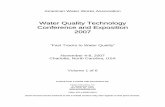 Water Quality Technology Conference and Exposition 2007toc.proceedings.com/02520webtoc.pdf · Water Quality Technology Conference and Exposition ... Water Quality Technology Conference