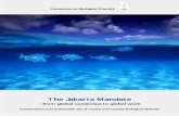 The Jakarta Mandate - CBD Jakarta Mandate ... the vast world ocean is the origin of life on Earth ... but most of underwater life is found in the narrow, shallow coastal strip, ...