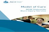 Model of Care - Agency for Clinical Innovation · PDF fileACI Model of Care: NSW Statewide Burn ... The Severe Burn Services Plan proposed the ... Development of the Model of Care