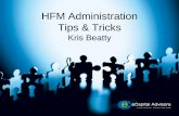 HFM Administration Tips & Tricks - Hyperion User Group …hugmn.org/Downloads/techday2011/eCapital TechDay 2011 - HFM Tips... · Application Design Considerations Year - Consider