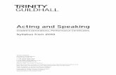 Acting and Speaking -   · PDF fileChoral Speaking (Grades 1–8) ... enhance meaning 3.1 communicate shades of meaning and contrasts, for example, of characterisation and mood
