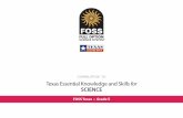 correlation to Texas Essential Knowledge and Skills … to Texas Essential Knowledge and Skills for science FOSS Texas • Grade 5