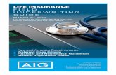 Life insurance Field Underwriting gUideAmerican General Life Insurance Company The United States Life Insurance Company in the City of New York Life insurance Field Underwriting gUide