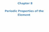 Chapter 8 Periodic Properties of the Element - Wikispaces · PDF file•For like charges, ... •For opposite charges, ... Hund’s rule . Electron Configuration of Atoms in Their