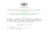 #4378-Gov N226-Act 8 of 2009 Tourism Board Act 21... · Web viewestablish the Namibia Tourism Board and to provide for its functions; to provide for the registration and grading of