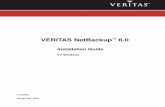 NetBackup Installation Guide for Windows - FU-Berlin ZEDAT · PDF fileAdditional Requirements for Remote and Cluster Installations ... Caution VERITAS supports upgrading NetBackup