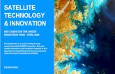 SATELLITE TECHNOLOGY & INNOVATION - · PDF fileSATELLITE TECHNOLOGY & INNOVATION USE CASES FOR THE UNICEF INNOVATION FUND - APRIL 2016 This publication is a market research study commissioned