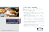 Product Note XDM XDM-300 - · PDF fileProduct Note experience Compact multi ADM-64 – maximized capacity, minimized footprint, with unique high fan-out nonblocking HO/LO ... DSLAM