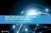 RURAL GSM BACKHAUL SOLUTIONS VIA SATELLITE OVER …4_Kan… · RURAL GSM BACKHAUL SOLUTIONS VIA SATELLITE OVER AFRICA ... Eutelsat and ISAT will manage the Satellite Backhaul connectivity