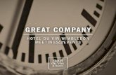 HOTEL DU VIN WIMBLEDON · PDF fileWIMBLEDON CANNIZARO HOUSE e individual character of this grand historic home in Wimbledon has been sensitively converted to become Hotel du Vin