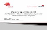 Diploma of Management - Builders Academy | Building & …houseoflearning.com.au/Courses/PP/BSBW… · PPT file · Web view · 2013-07-01Diploma of ManagementBSBWOR501A – Manage