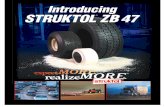 Introducing STRUKTOL ZB47 ﬁ - Supplier of Rubber and ... · PDF fileﬁ Developed for high natural rubber compounds, both black and mineral-filled, ZB47 allows for: • Lower compound