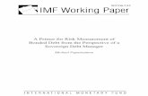 A Primer for Risk Measurement of Bonded Debt from the ... approach for the simultaneous estimation of a portfolio’s interest rate and exchange rate risk using the VaR methodology.