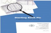 Sterling Bank Plc · PDF fileSterling Bank Plc is engaged in commercial banking with ... foreign participation in the bank’s shareholding was 34% ... NBM Bank Limited Experience