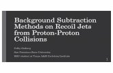 Background Subtraction Methods on Recoil Jets from Proton-Proton …cyclotron.tamu.edu/reu-archive/2017 presentations/ostberg... · Background Subtraction Methods on Recoil Jets from