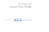 Dell Force10 S4810  · PDF fileDell Force10 S4810 System Quick Start Guide ... If you purchased a Dell n Series computer, ... Red Hat Enterprise Linux
