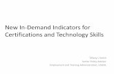 New In-Demand Indicators for Certifications and Technology · PDF file · 2016-06-14New In-Demand Indicators for Certifications and Technology Skills Tiffany L Smith ... – Competency