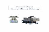 Freeze Dryer (Lyophilizer) Catalog - ESQUIRE BIOTECH Freezedryer Esquire... · that freezes the samples in advance, ... EBT-18S series vacuum freeze dryer for Laboratory ... Electrical