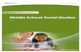 Middle School: Social Studies - ETS Home · PDF fileMiddle School: Social Studies ... Government/Civics 17 14% ... politics and shaped policy 3. Understands the emergence of the United
