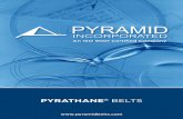 Providing world-class quality and customer service.pyramidbelts.com/PDF/brochure.pdf · abrasion resistance, coefficient of friction, ... applications such as live-roller conveyor