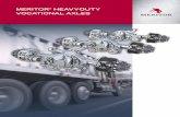 MERITOR HEAVY-DUTY VOCATIONAL AXLES · PDF filesteer axles and front drive steer axles that combine unsurpassed steering ... FF/FG FL * Check with your ... Widest range of gear ratios