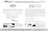 Dwyer Series 160 Stainless Steel Pitot Tubes · PDF fileSeries 160 Stainless Steel Pitot Tubes Specifications - Installation and Operating Instructions ... velocity pressure in inches