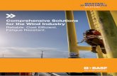 Comprehensive Solutions for the Wind Industry Documents... · Case studies Solutions for all ... essential elements to avoid early grout failure and ensure ... for Wind Turbines.