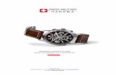 REVENGE CHRONO ALARM Gents Chronograph Ref. · PDF fileREVENGE CHRONO ALARM ... Ladies 5-7023.04.003 Gents 5-5023.04.007 ... All Swiss Military – Hanowa Automatic Watches with see