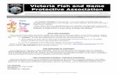 Victoria Victoria Fish and Game F Game Protective ... Fish & Game Protective Association Dear Ms. Francis, The Howard English Victoria Fish and Game Bursary is providing an opportunity