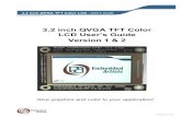 3.2 inch QVGA TFT Color LCD User’s Guide Version 1 & 2 · PDF file3.2 inch QVGA TFT Color LCD - User’s Guide Page 4 Copyright 2007 © Embedded Artists AB ... A reference software