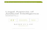 Legal Aspects of Artificial Intelligence - Kemp IT · PDF fileLegal Aspects of Artificial Intelligence ... engineering and deployment of AI-enabled computing systems on people, ...