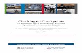 Checking on Checkpoints - The National Center for Border ... · PDF fileNational Center for Border Security and Immigration Checking on Checkpoints An Assessment of U.S. Border Patrol