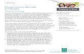 Compromised Wounds in Canada - CIHI · PDF file2 Compromised Wounds in Canada Diabetes a major risk factor: Patients with diabetes were much more likely to have a compromised wound