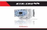 High performance CPU air cooler - ENERMAX ... · PDF fileHigh performance CPU air cooler. ETS-T50A-WVS ... ETS-T50 AXE (White), a high ... ＊ Automatic LED self-testing will be activated
