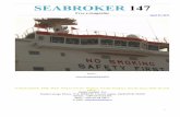 SEABROKER 147seabroker.info/wp-content/uploads/2011/04/SEABROKER-147.pdf · SEABROKER 147 Free e-magazine April 27, 2011 Pirates... E-MAGAZINE FOR MEN ONLY! ... M/E NIGATA 6L26HLX(JAPAN
