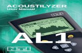 User Manual - NTi Audio Analyzer, Sound Level · PDF fileMiniLINK, Minilyzer, Digilyzer, Acoustilyzer, Minirator, ... AL1 packed in the original box, to the authorized NTi Audio representative