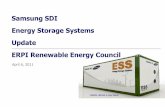 Samsung SDI Energy Storage Systems Update ERPI Renewable Energy Councilmydocs.epri.com/docs/publicmeetingmaterials/1104/4... ·  · 2011-04-13Energy Storage Systems Update ERPI Renewable