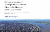 Emergency Preparedness Guidelines for Levees - FEMA.gov · PDF fileEmergency Preparedness Guidelines for Levees II. Developing an Emergency Preparedness Plan An emergency preparedness