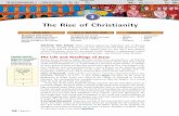 The Rise of Christianity - world studieshubbardworldstudies.weebly.com/.../ch6_3_rise_of_christianity_.pdf · The Rise of Christianity Following ... The widespread appeal of Christianity